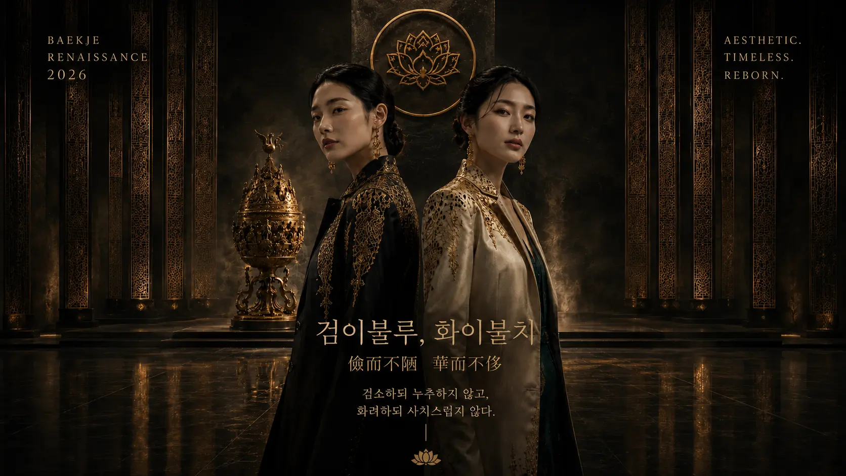 검이불루, 화이불치 · 백제 르네상스
